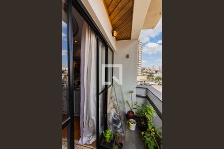 Varanda da Sala de apartamento à venda com 3 quartos, 126m² em Vila Valparaíso, Santo André