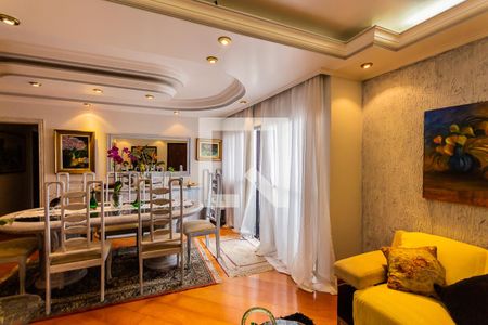 Sala de apartamento à venda com 3 quartos, 126m² em Vila Valparaíso, Santo André