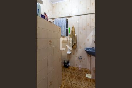 Banheiro de casa de condomínio para alugar com 1 quarto, 50m² em Ocian, Praia Grande