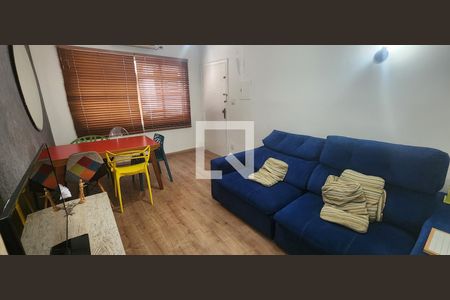 Sala de apartamento para alugar com 2 quartos, 80m² em Boqueirão, Santos
