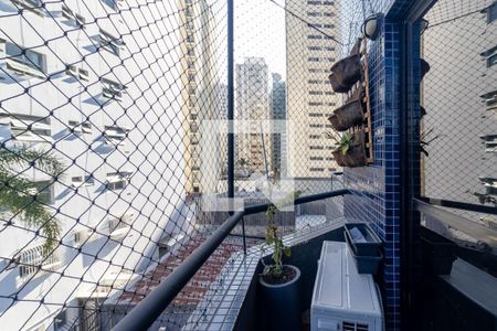 varanda de kitnet/studio para alugar com 1 quarto, 54m² em Moema, São Paulo