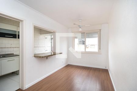 Sala de apartamento à venda com 1 quarto, 43m² em Jardim do Salso, Porto Alegre