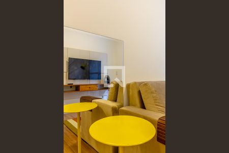 Sala de apartamento para alugar com 1 quarto, 28m² em República, São Paulo