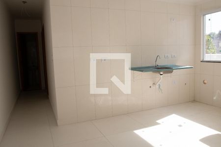 Sala e Cozinha de apartamento para alugar com 2 quartos, 45m² em Vila Isolina Mazzei, São Paulo