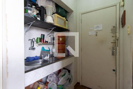 Cozinha de kitnet/studio à venda com 1 quarto, 22m² em Centro, Rio de Janeiro