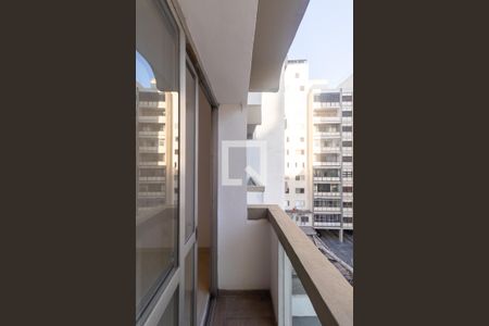 Varanda da Sala de apartamento à venda com 1 quarto, 65m² em Jardim Paulista, São Paulo