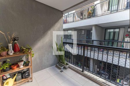 Varanda da Sala  de apartamento à venda com 2 quartos, 75m² em Maracanã, Rio de Janeiro