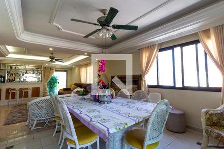 Sala de jantar de apartamento para alugar com 4 quartos, 680m² em Aviação, Praia Grande