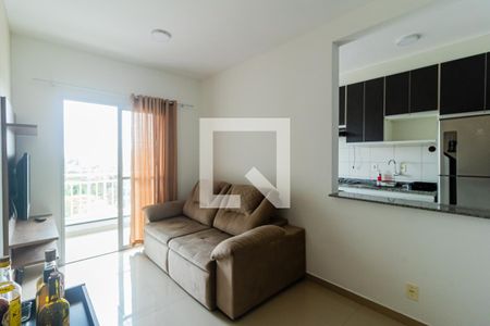 Sala de apartamento para alugar com 2 quartos, 54m² em Jardim São Luiz, Ferraz de Vasconcelos