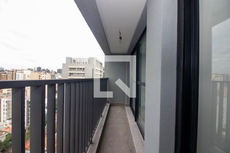 Varanda da Sala de apartamento à venda com 1 quarto, 53m² em Auxiliadora, Porto Alegre