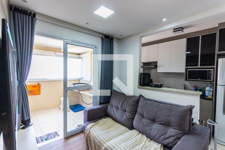 Sala de apartamento à venda com 2 quartos, 52m² em Vila Humaita, Santo André