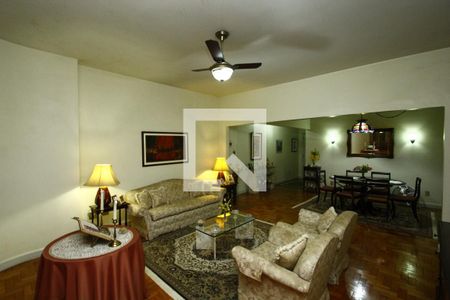 Sala de Estar de apartamento à venda com 3 quartos, 110m² em Flamengo, Rio de Janeiro