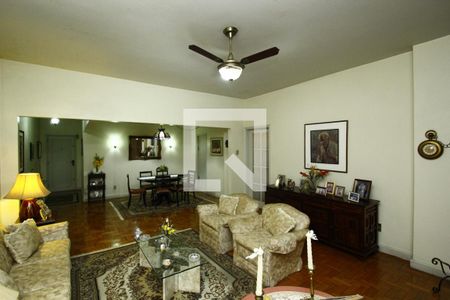 Sala de Estar de apartamento à venda com 3 quartos, 110m² em Flamengo, Rio de Janeiro