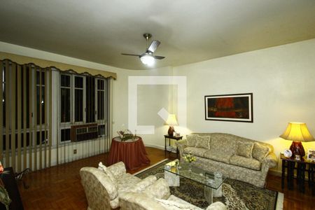Sala de Estar de apartamento à venda com 3 quartos, 110m² em Flamengo, Rio de Janeiro