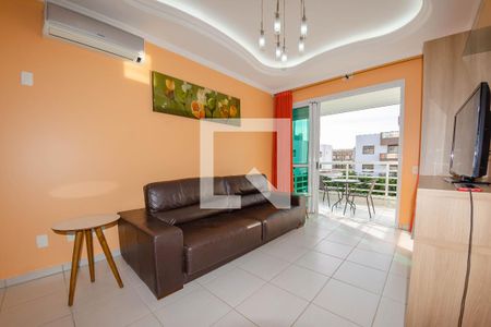 Sala de apartamento para alugar com 2 quartos, 84m² em Canasvieiras, Florianópolis