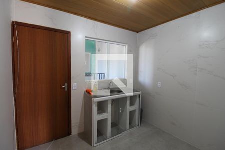 Cozinha de kitnet/studio à venda com 1 quarto, 21m² em Vargem Grande, Rio de Janeiro