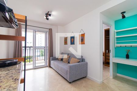 Sala de apartamento à venda com 1 quarto, 33m² em Bela Vista, São Paulo