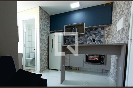 Sala/Cozinha de kitnet/studio para alugar com 1 quarto, 26m² em Vila Ré, São Paulo