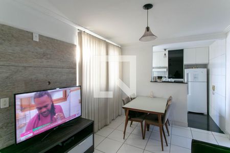 Sala de apartamento à venda com 2 quartos, 44m² em Campo Alegre, Belo Horizonte