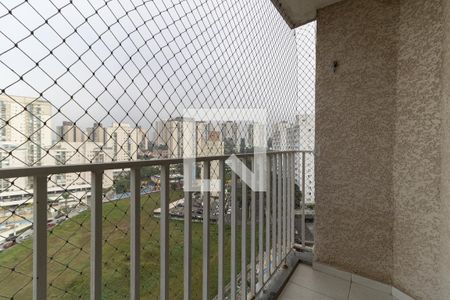 Varanda da Sala de apartamento à venda com 2 quartos, 47m² em Jardim Celeste, São Paulo