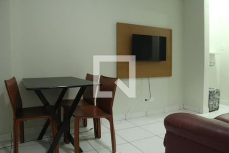 Sala de apartamento para alugar com 1 quarto, 38m² em Centro, São Vicente