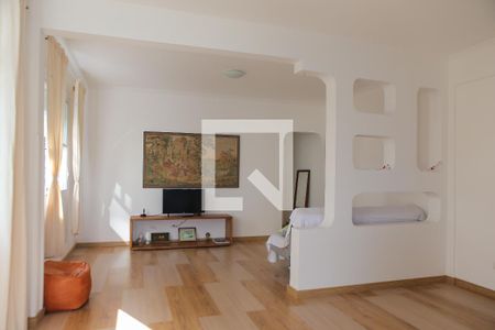 Sala de apartamento para alugar com 1 quarto, 70m² em Ponta da Praia, Santos