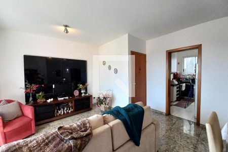 sala de apartamento à venda com 3 quartos, 100m² em Itapoã, Belo Horizonte