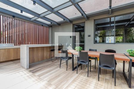 Studio à venda com 32m², 1 quarto e sem vagaChurrasqueira