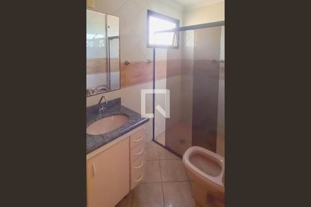 Banheiro da Suíte de apartamento à venda com 3 quartos, 127m² em Jardim Macarenko, Sumaré