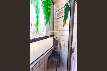 Varanda da Sala de apartamento à venda com 4 quartos, 99m² em Palmares, Belo Horizonte