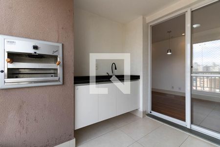 Varanda da Sala de apartamento à venda com 1 quarto, 57m² em Vila Gumercindo, São Paulo