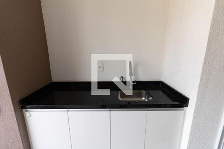 Varanda da Sala de apartamento à venda com 1 quarto, 57m² em Vila Gumercindo, São Paulo