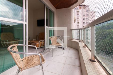 Varanda de apartamento para alugar com 3 quartos, 163m² em Jardim Las Palmas, Guarujá