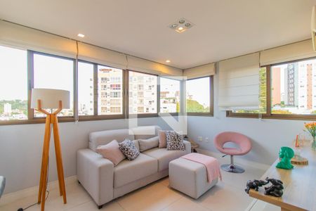 Sala de apartamento para alugar com 1 quarto, 50m² em Jardim Botânico, Porto Alegre