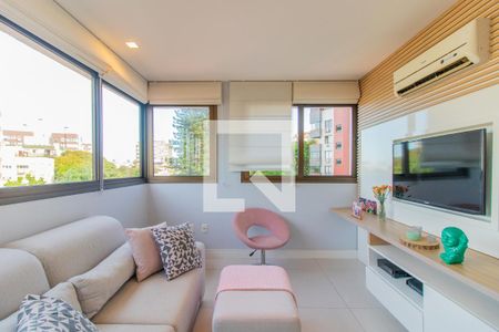 Sala de apartamento para alugar com 1 quarto, 50m² em Jardim Botânico, Porto Alegre