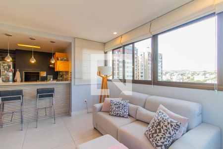 Sala de apartamento para alugar com 1 quarto, 50m² em Jardim Botânico, Porto Alegre