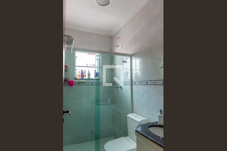 Banheiro da Suíte de casa de condomínio à venda com 3 quartos, 162m² em Assunção, São Bernardo do Campo
