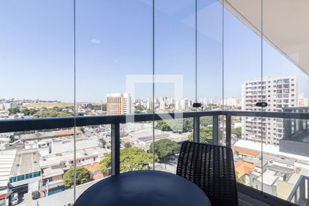 Varanda de kitnet/studio para alugar com 1 quarto, 25m² em Indianópolis, São Paulo