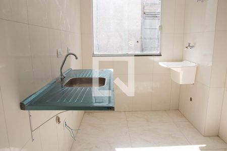 Sala e Cozinha de apartamento para alugar com 2 quartos, 45m² em Vila Isolina Mazzei, São Paulo