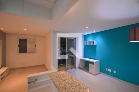 Sala de apartamento à venda com 1 quarto, 49m² em Vila Liviero, São Paulo