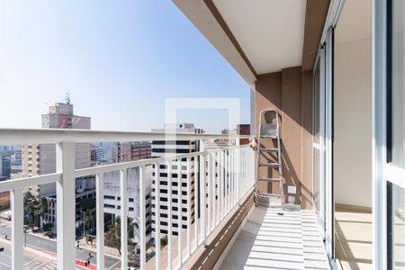 Studio para alugar com 26m², 1 quarto e sem vaga Studio para alugar com 26m², 1 quarto e sem vagaVaranda