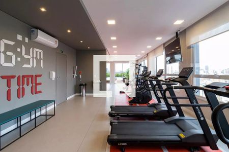 Studio para alugar com 26m², 1 quarto e sem vaga Studio para alugar com 26m², 1 quarto e sem vagaÁrea comum - Academia