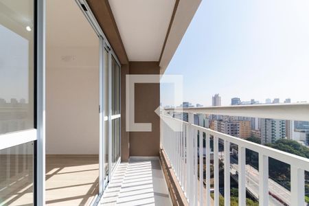 Varanda de kitnet/studio para alugar com 1 quarto, 26m² em Liberdade, São Paulo