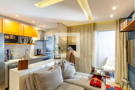 Sala de apartamento à venda com 1 quarto, 41m² em República, São Paulo