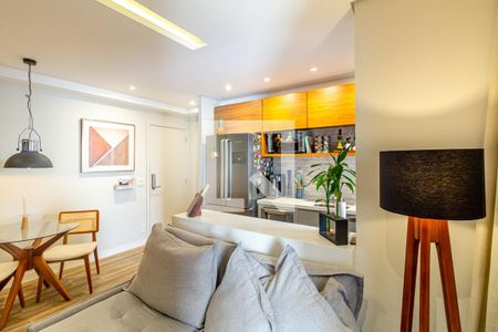 Sala de apartamento à venda com 1 quarto, 41m² em República, São Paulo