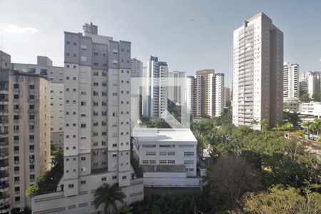 Apartamento para alugar com 41m², 1 quarto e 1 vagaVista da varanda