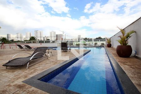 Área comum - Piscina de apartamento para alugar com 1 quarto, 45m² em Jardim América, Sorocaba