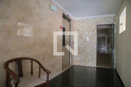 Hall de entrada de apartamento para alugar com 2 quartos, 110m² em Macuco, Santos