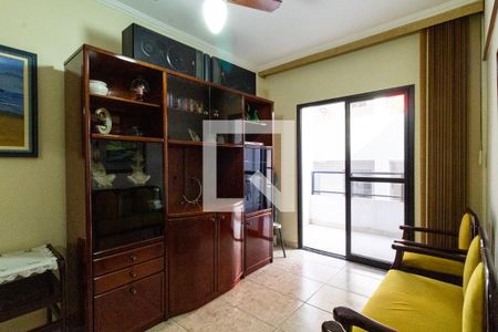 Sala de apartamento para alugar com 1 quarto, 54m² em Canto do Forte, Praia Grande