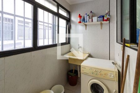 Área de serviço de apartamento para alugar com 1 quarto, 54m² em Canto do Forte, Praia Grande